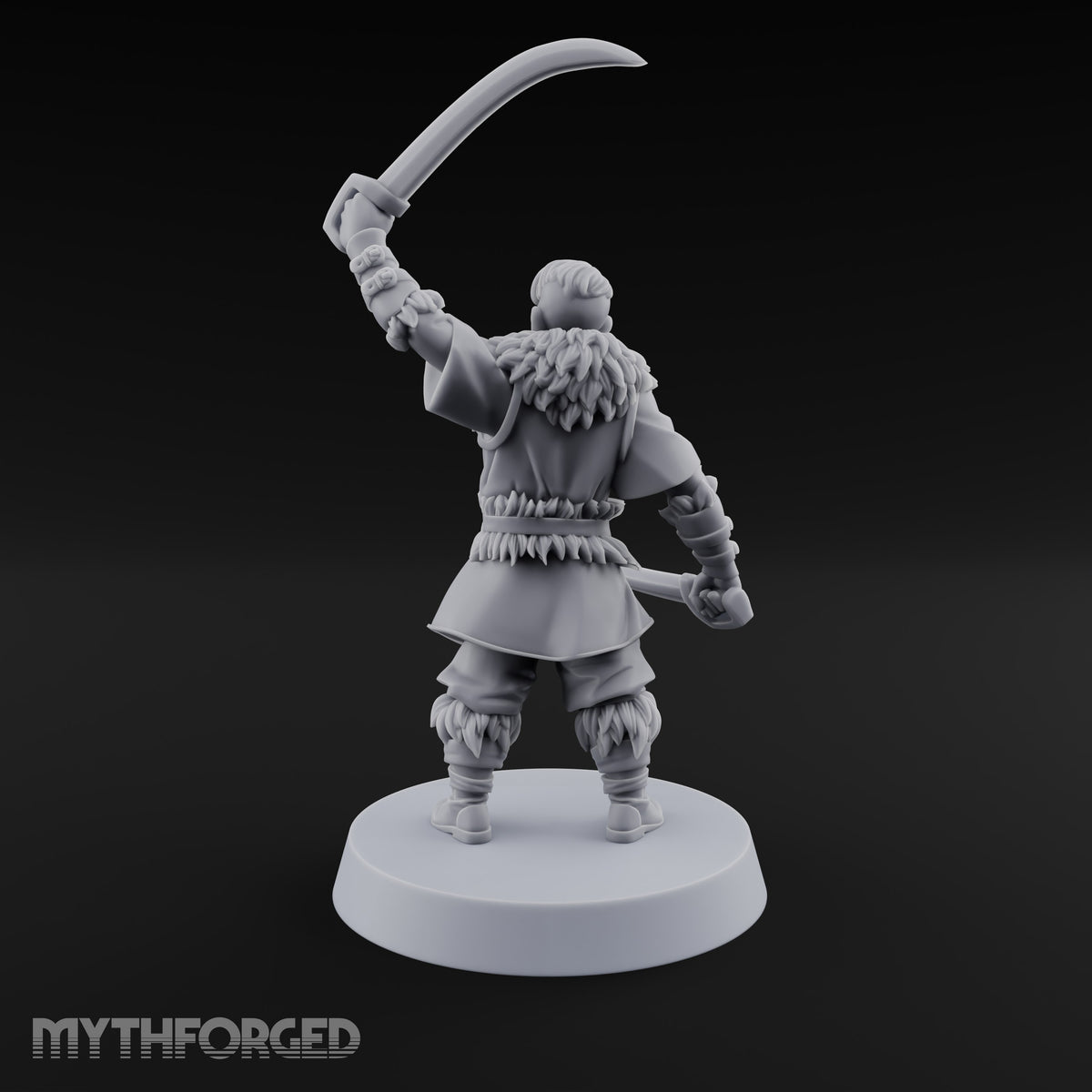 Moustache Waxed, Sabres Drawn Twice Human Dual Sabre Warrior A