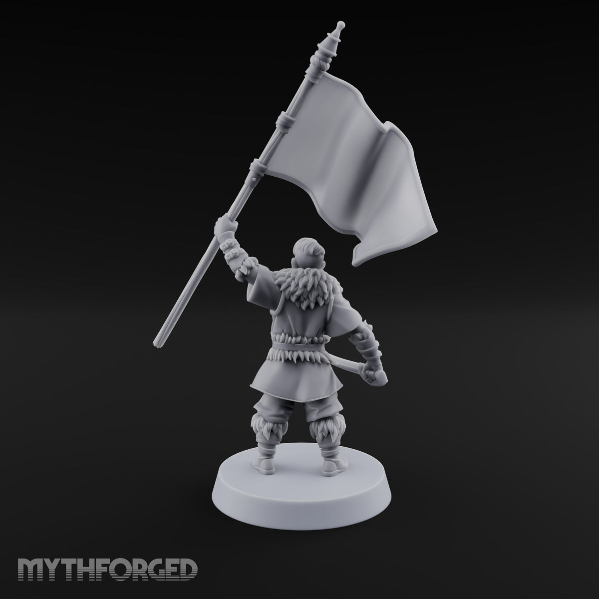 Moustache Waxed, Sabres Drawn Twice Human Dual Sabre Warrior C