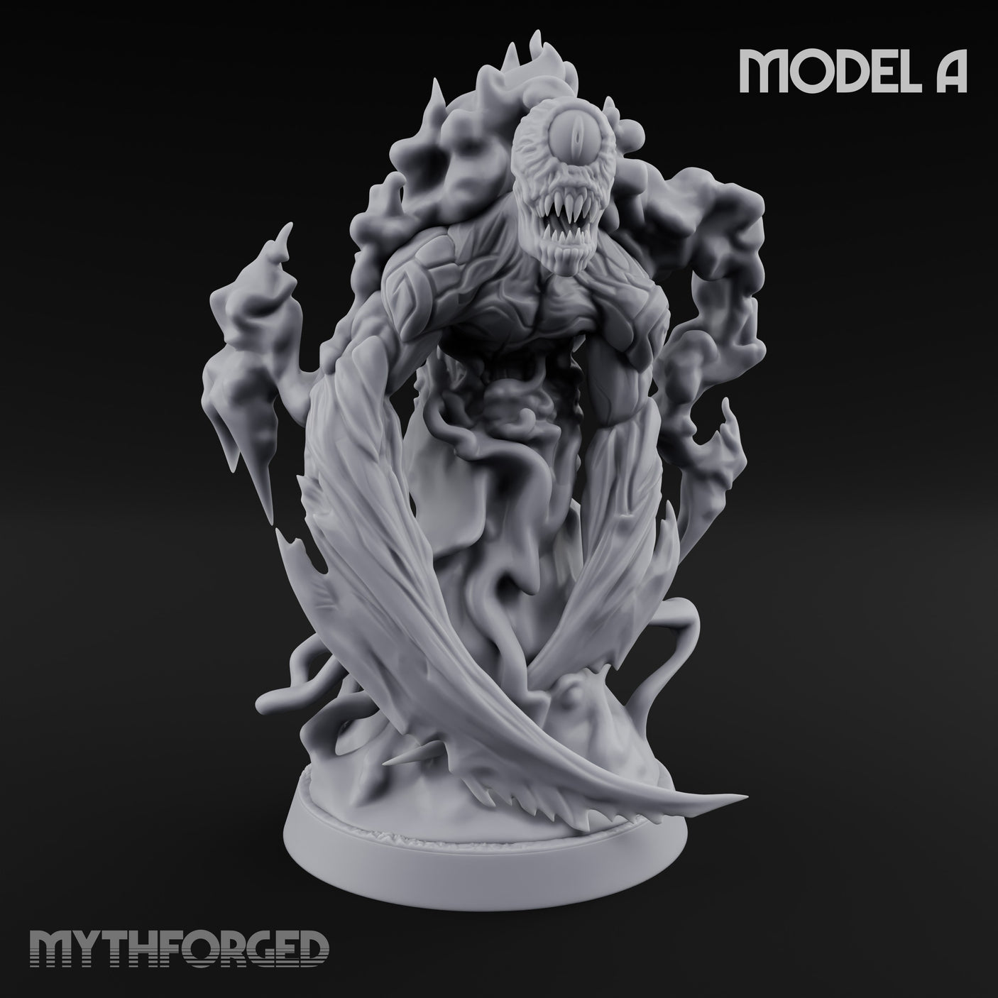 Loathing Armour Erupting Spawn of Yog-Sothoth A Miniature for Dungeons and Dragons, Pathfinder or other TTRPGs