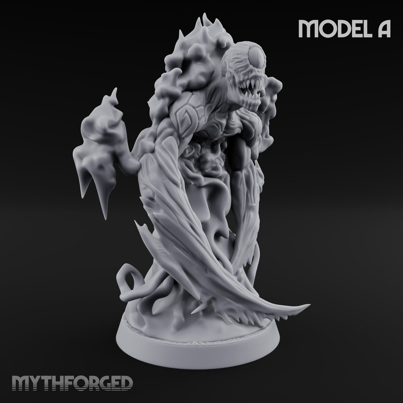 Loathing Armour Erupting Spawn of Yog-Sothoth A Miniature for Dungeons and Dragons, Pathfinder or other TTRPGs