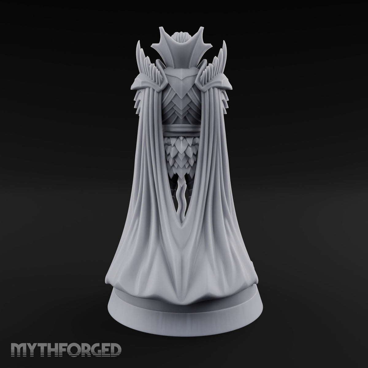 Standing Vigil Vampire Lord Miniature for Dungeons and Dragons, Pathfinder or other TTRPGs
