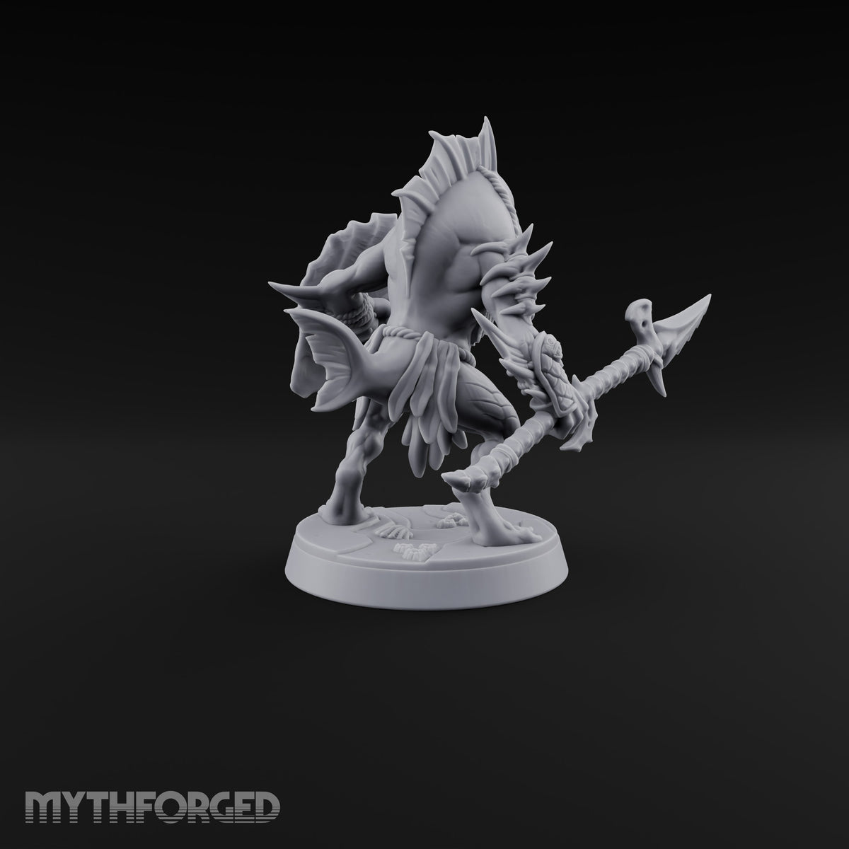 Madness Comes in Shoals Kuo-toa Tide Raider A — Bare-headed