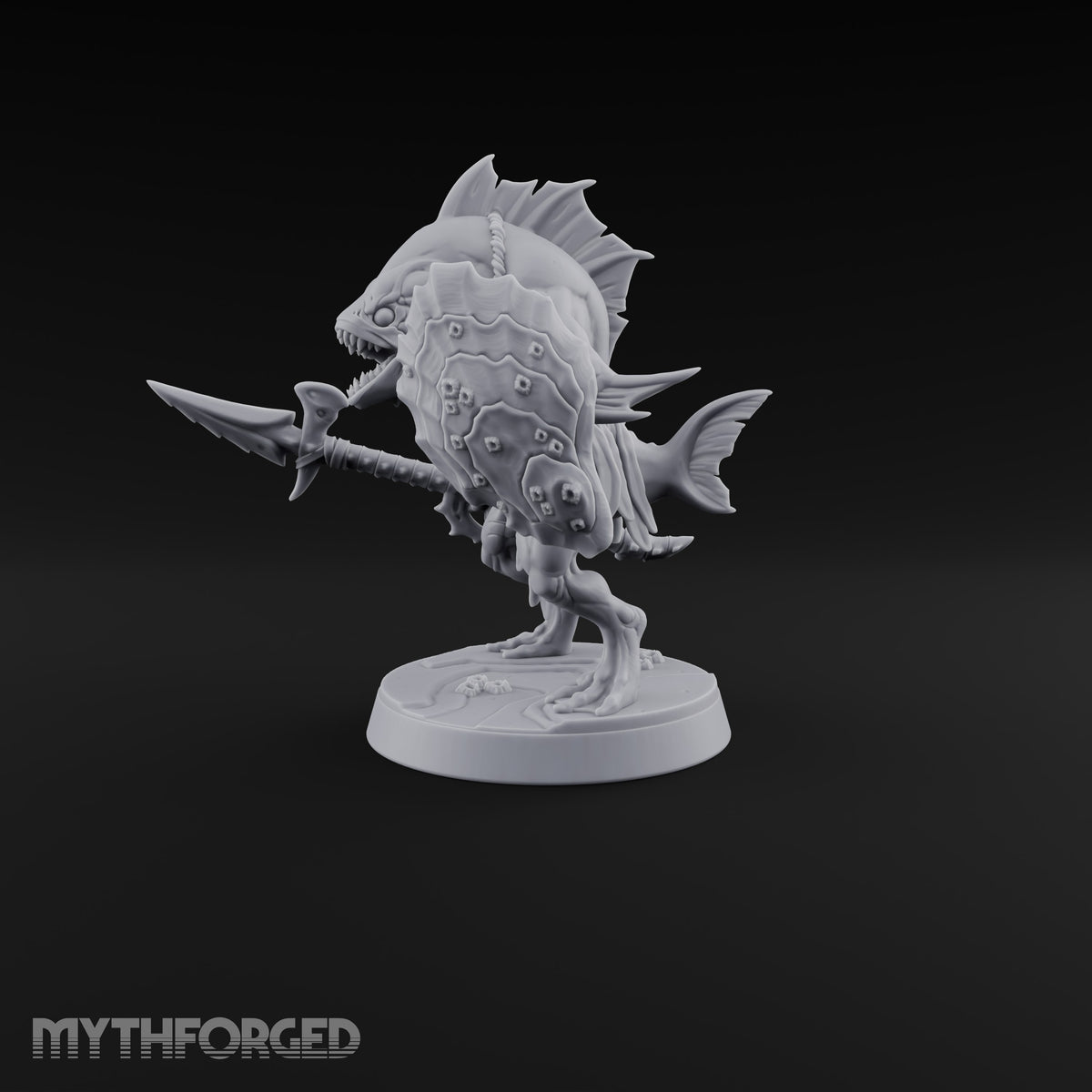 Madness Comes in Shoals Kuo-toa Tide Raider A — Bare-headed