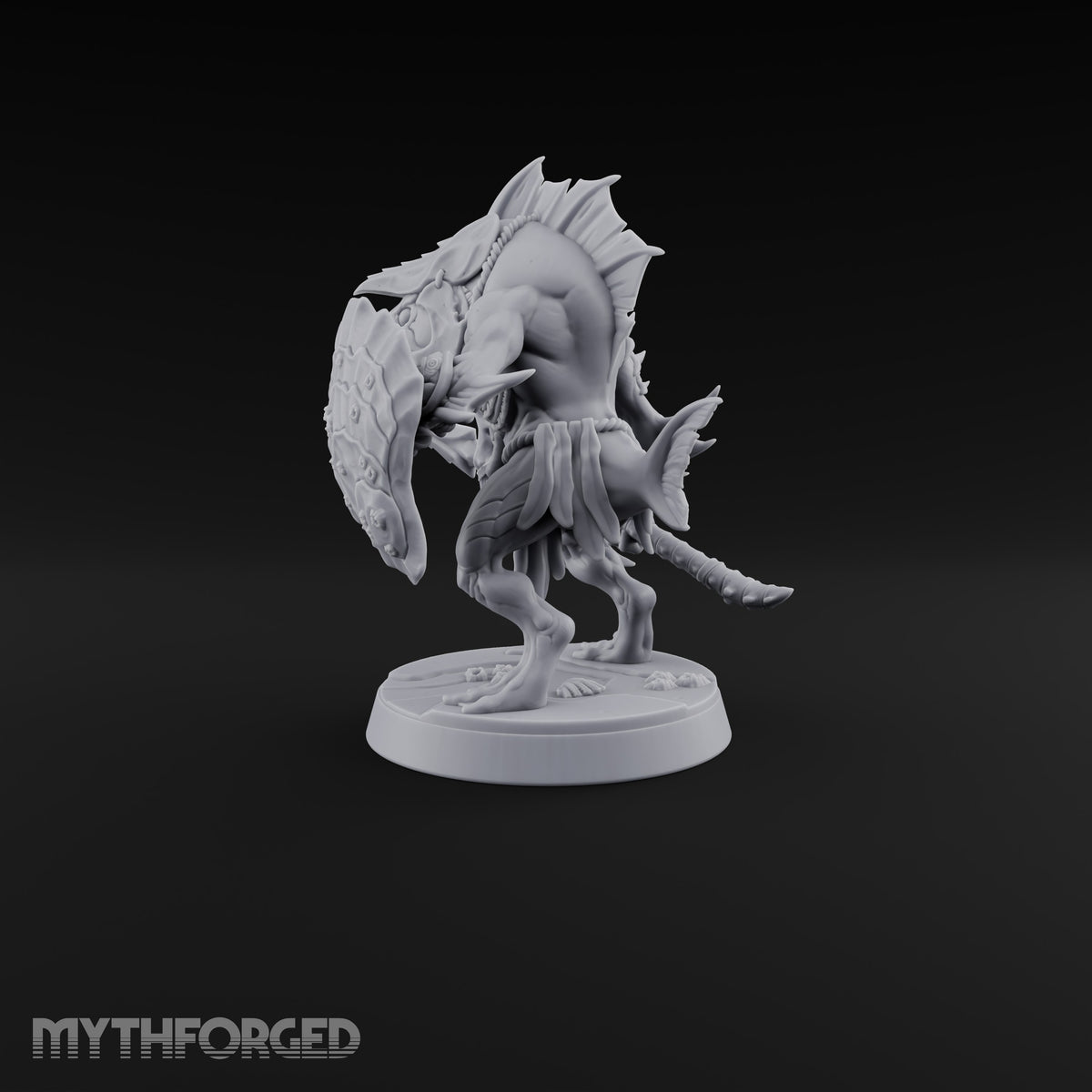 Madness Comes in Shoals Kuo-toa Tide Raider A — Helmeted