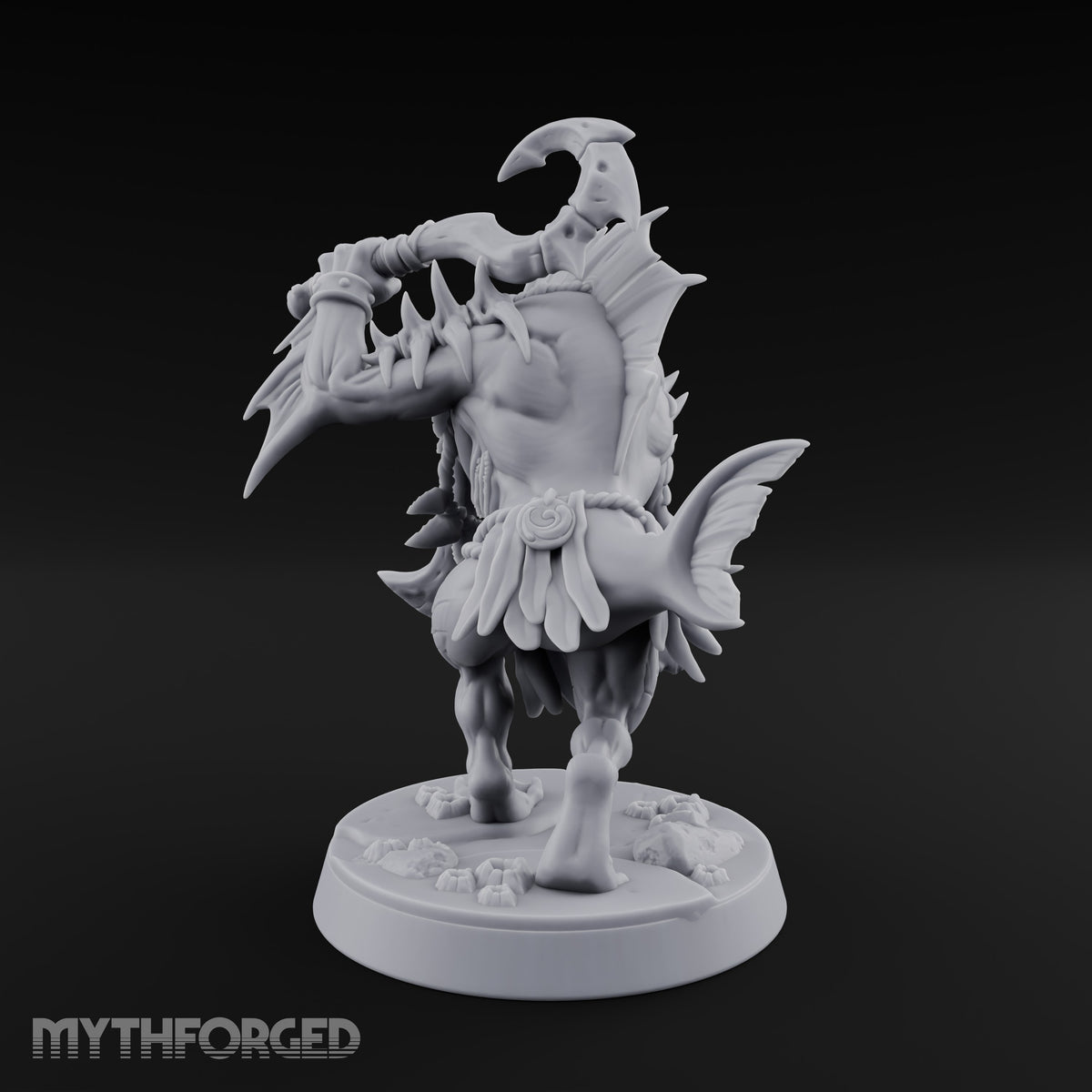 Madness Comes in Shoals Kuo-toa Tide Raider B — Bare-headed