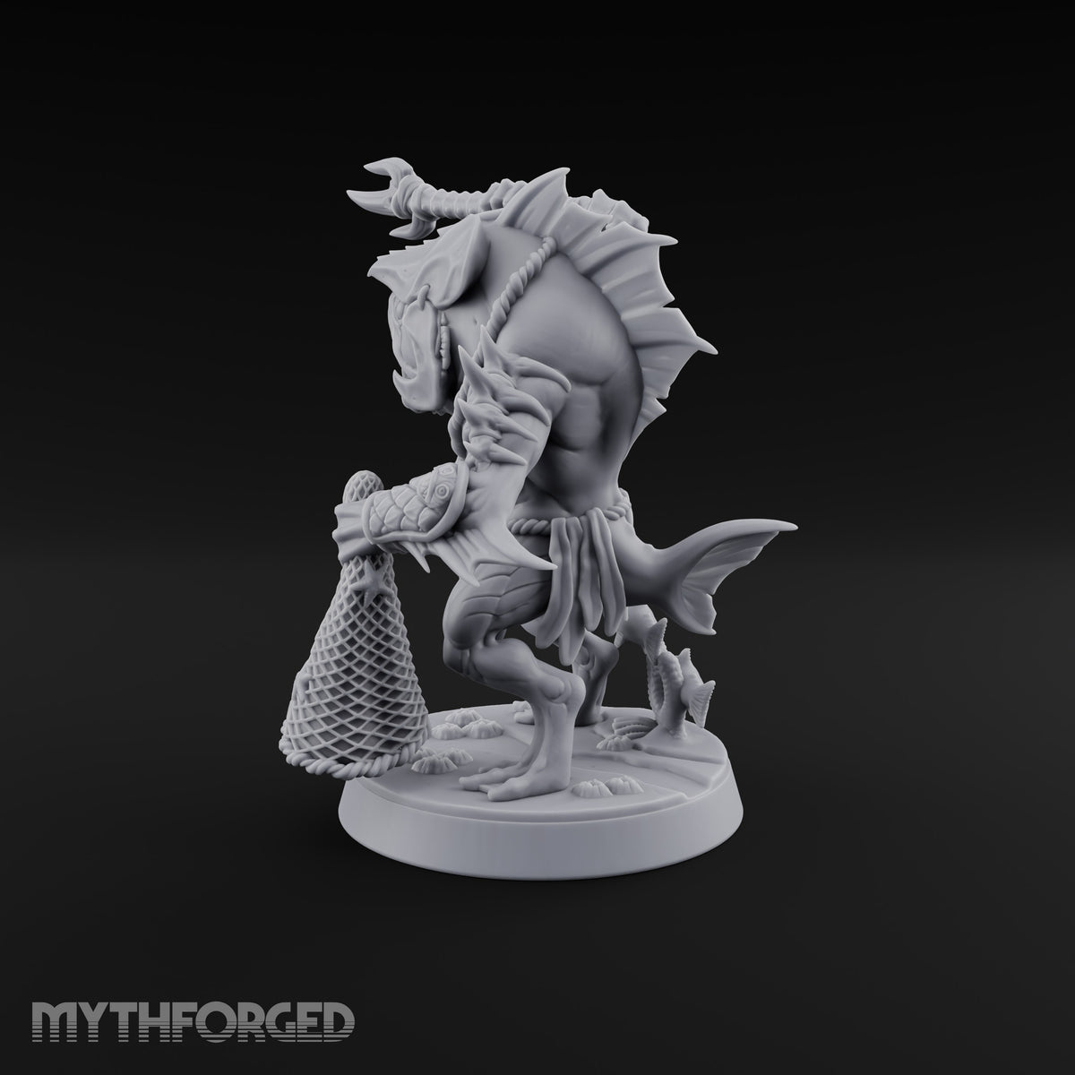 Madness Comes in Shoals Kuo-toa Tide Raider C — Helmeted
