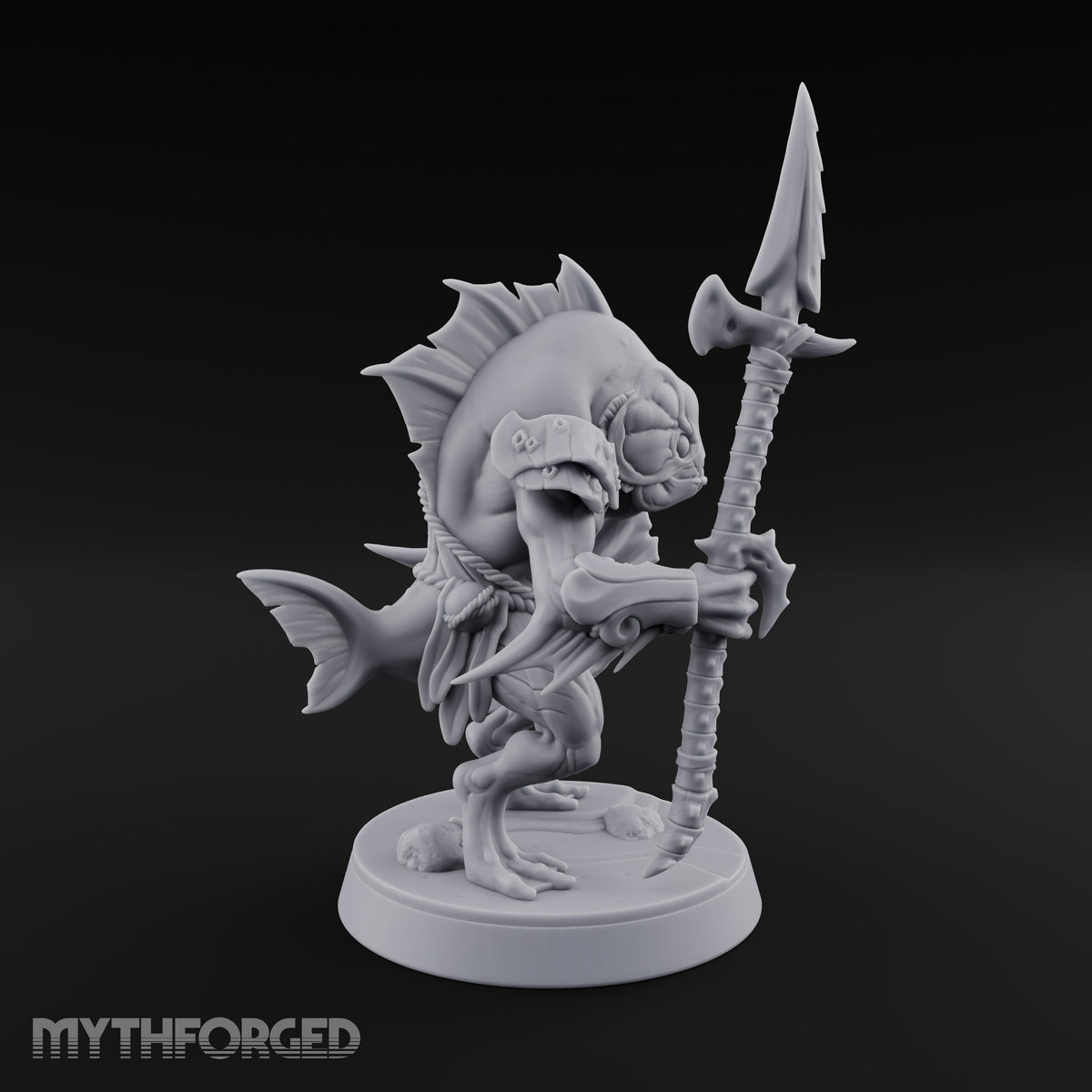 Madness Comes in Shoals Kuo-toa Tide Raider D — Bare-headed