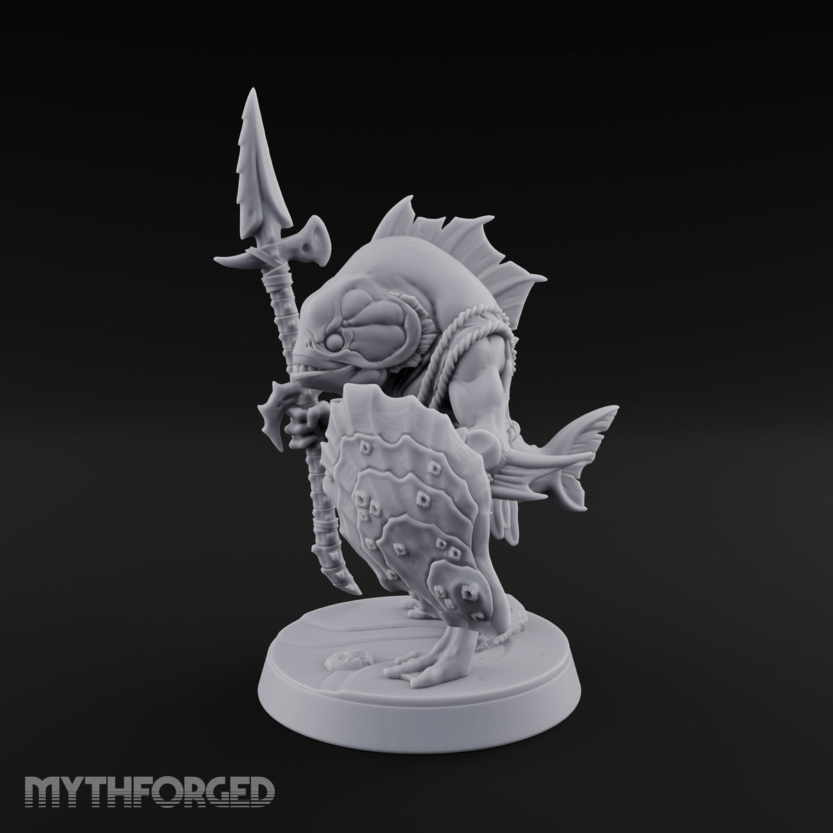 Madness Comes in Shoals Kuo-toa Tide Raider D — Bare-headed