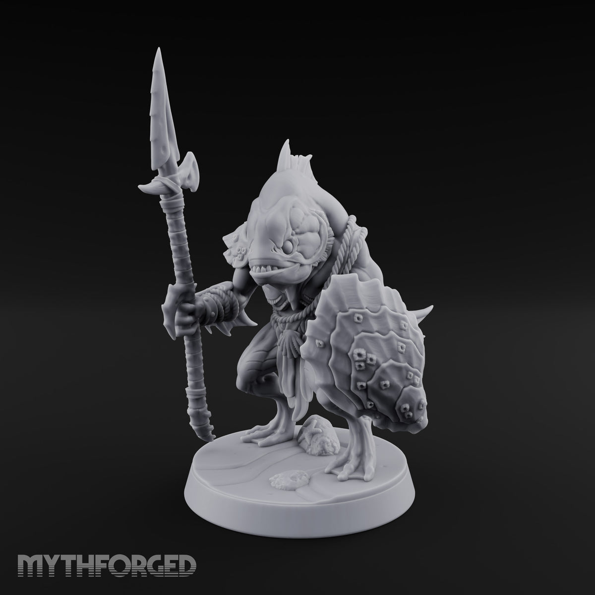 Madness Comes in Shoals Kuo-toa Tide Raider D — Bare-headed