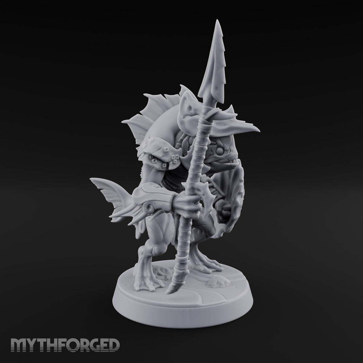 Madness Comes in Shoals Kuo-toa Tide Raider D — Helmeted