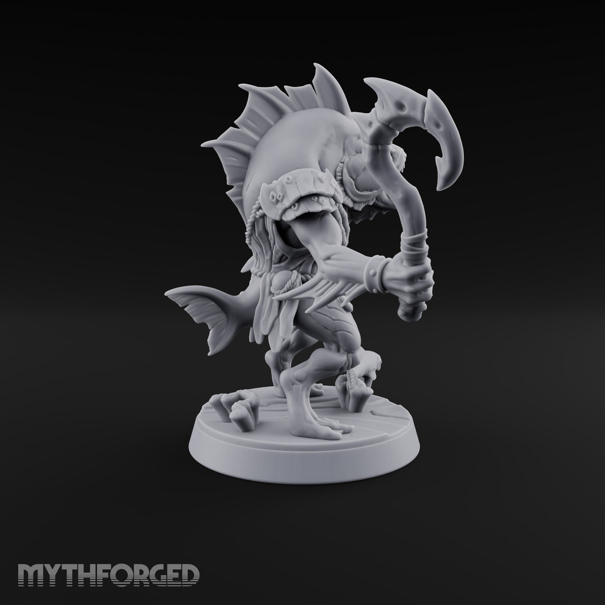 Madness Comes in Shoals Kuo-toa Tide Raider E — Bare-headed