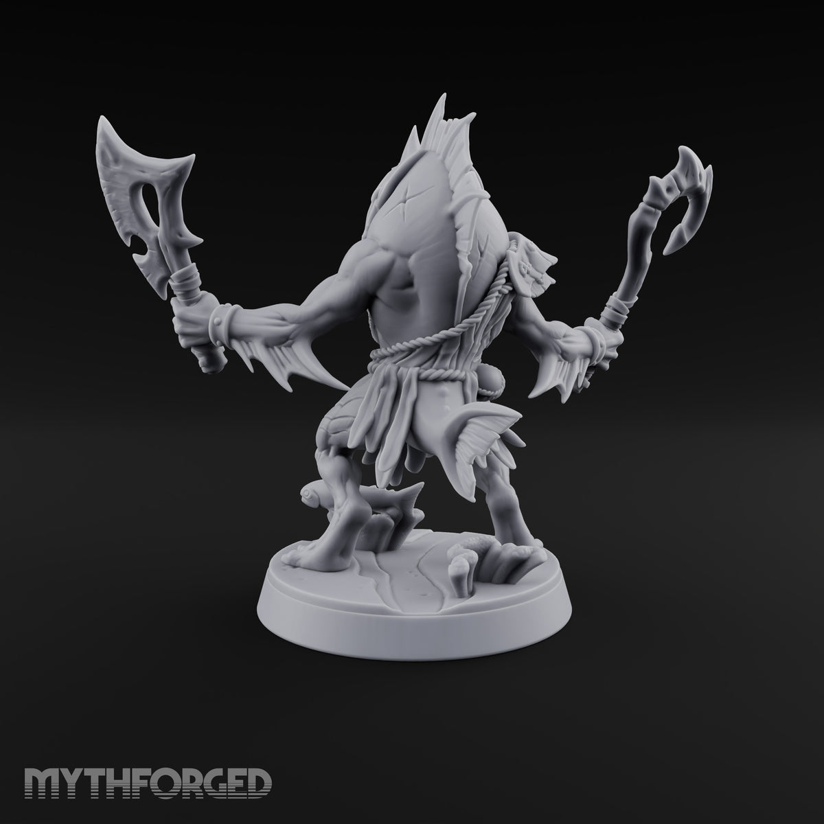 Madness Comes in Shoals Kuo-toa Tide Raider E — Helmeted