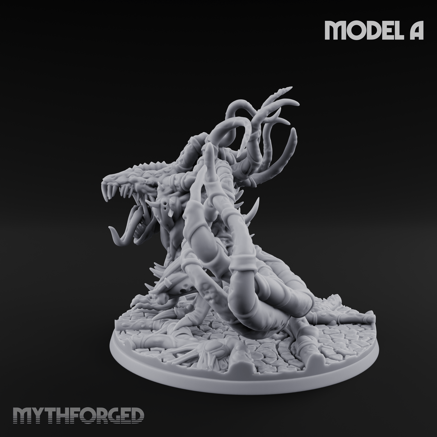 Tentacles Writhing Grell Lurkers A Miniature for Dungeons and Dragons, Pathfinder or other TTRPGs