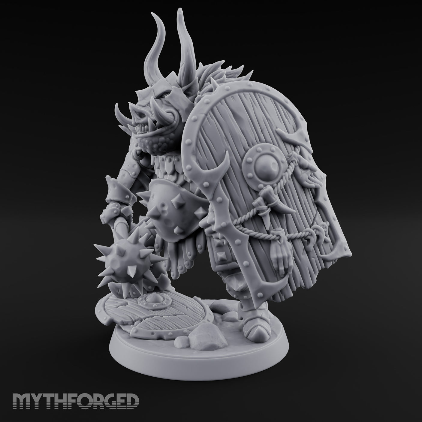Mace Planting Pig Orc Warrior gallery 17