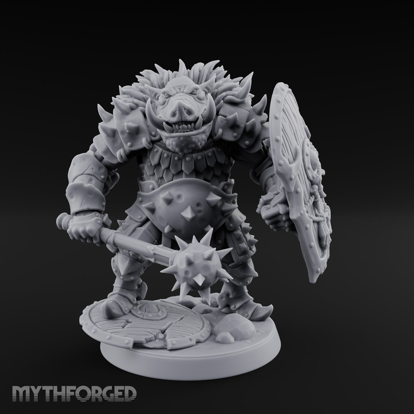 Mace Planting Pig Orc Warrior gallery 4