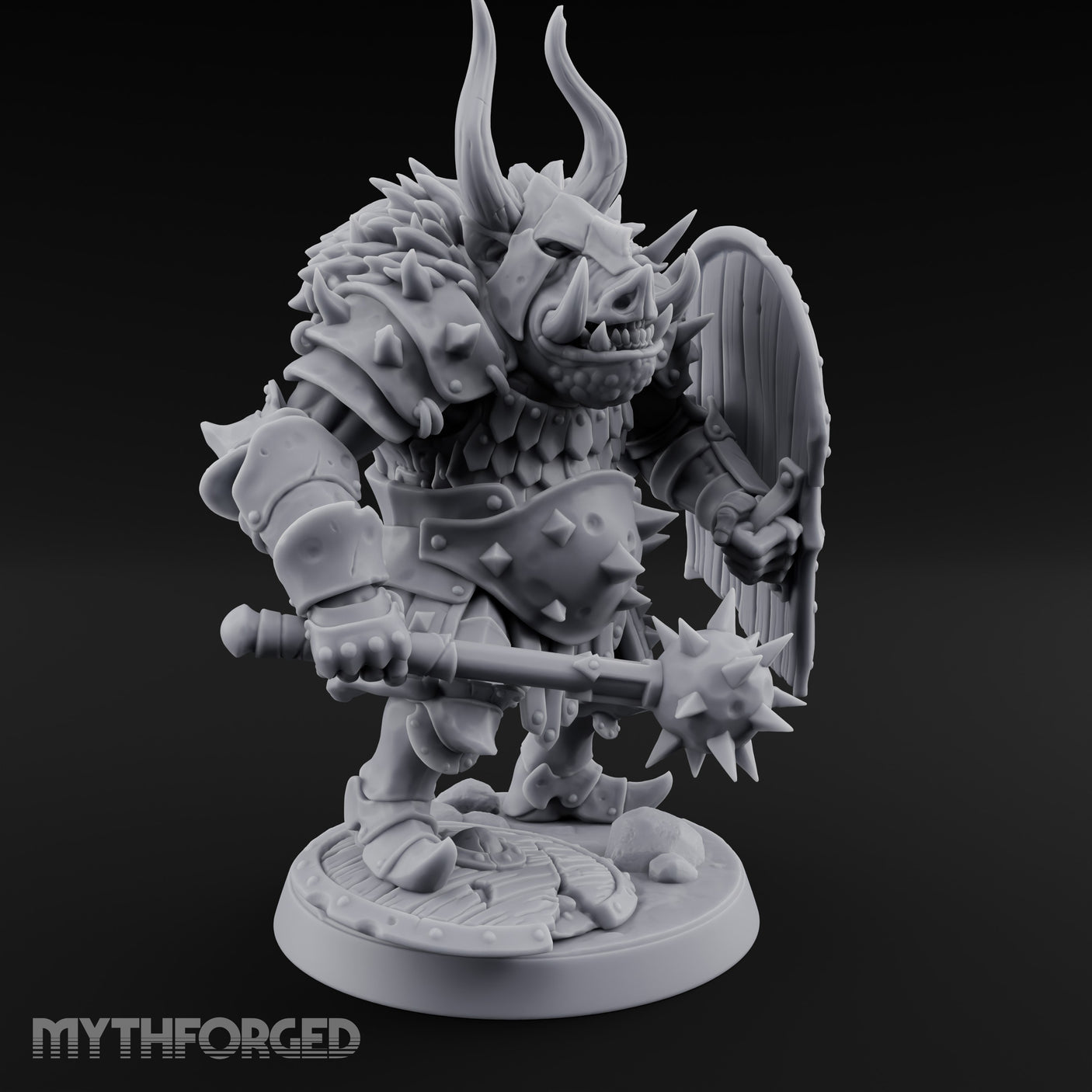 Mace Planting Pig Orc Warrior gallery 5