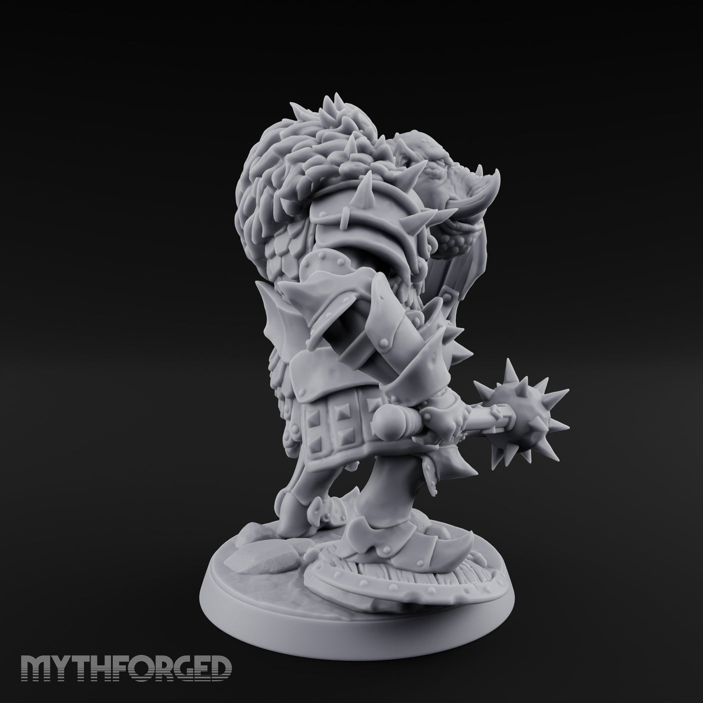 Mace Planting Pig Orc Warrior gallery 8
