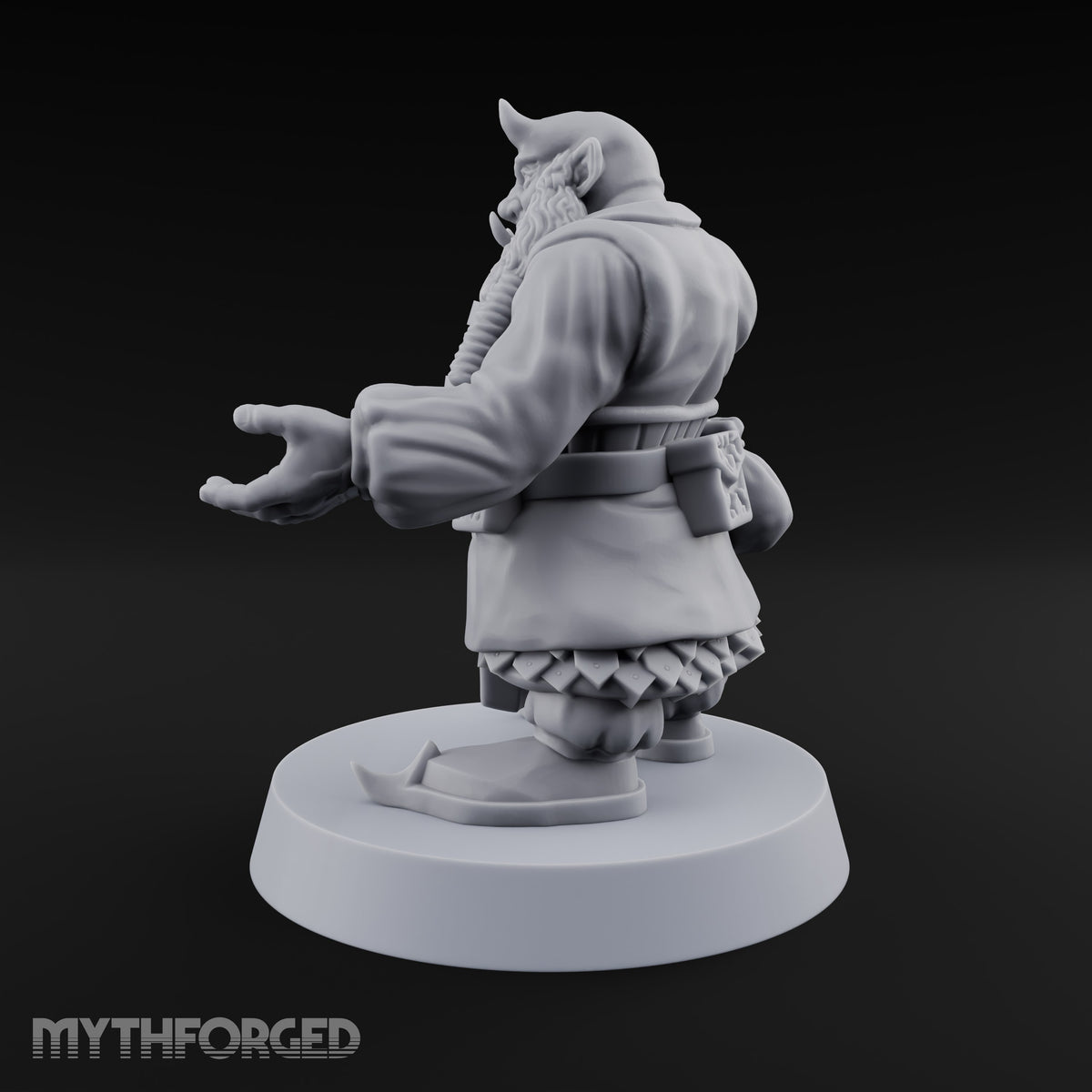 Brimstone Bazaar Regulars Tiefling Merchant A