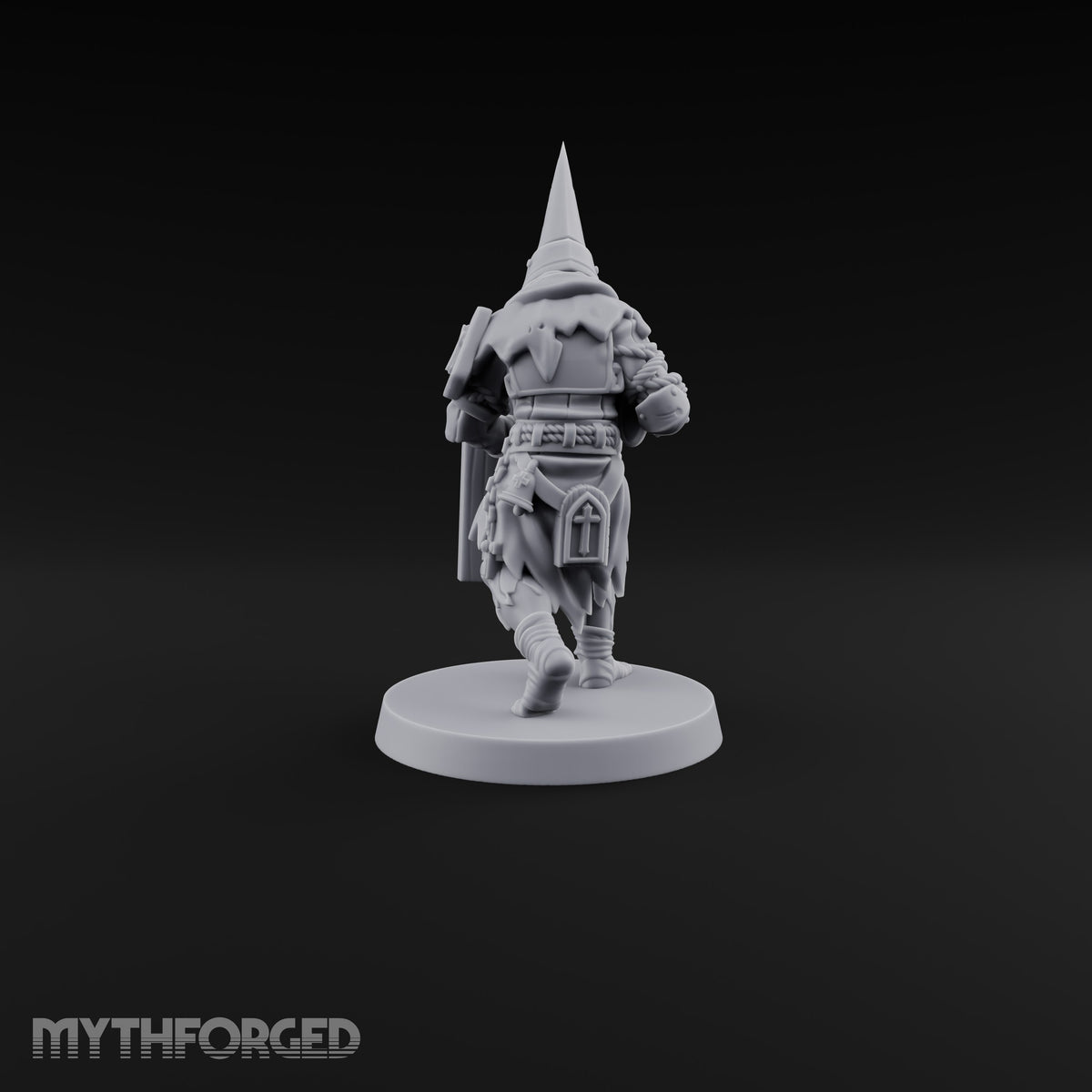 Faith Under Fire Human Pilgrim Gunner B Miniature for Dungeons and Dragons, Pathfinder or other TTRPGs