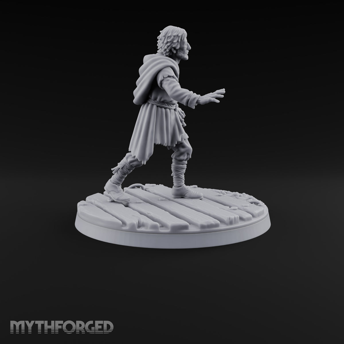 Succumbing to the Change Human Mutant G Miniature for Dungeons and Dragons, Pathfinder or other TTRPGs
