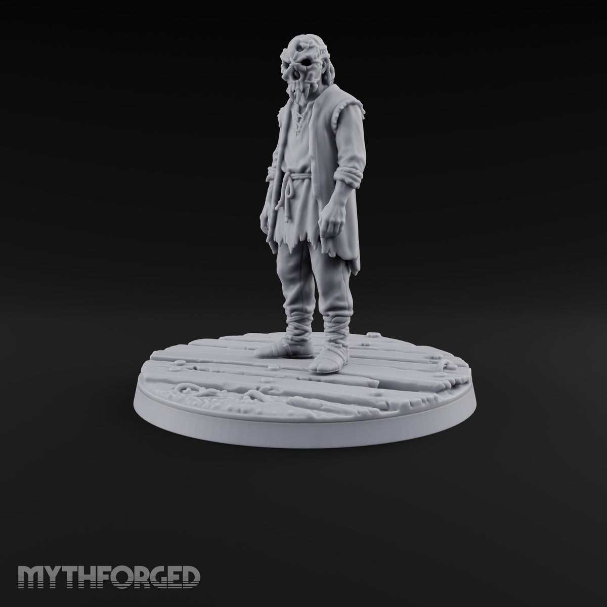 Heeding the Water Human Cultist D Miniature for Dungeons and Dragons, Pathfinder or other TTRPGs