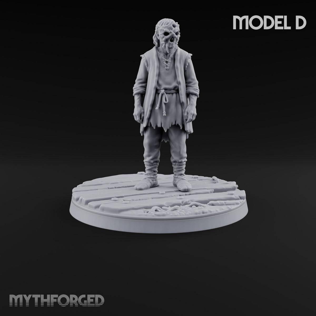 Heeding the Water Human Cultist D Miniature for Dungeons and Dragons, Pathfinder or other TTRPGs
