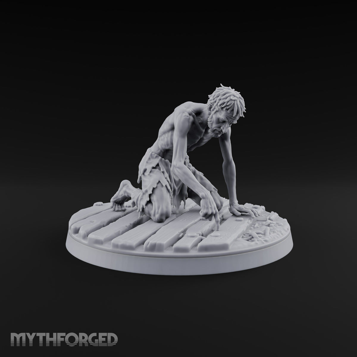 Heeding the Water Human Cultist A Miniature for Dungeons and Dragons, Pathfinder or other TTRPGs