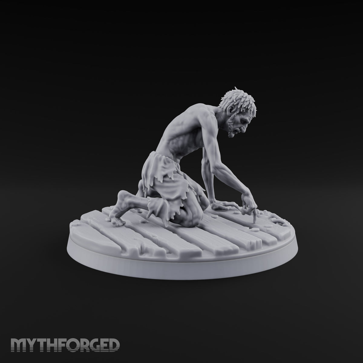 Heeding the Water Human Cultist A Miniature for Dungeons and Dragons, Pathfinder or other TTRPGs