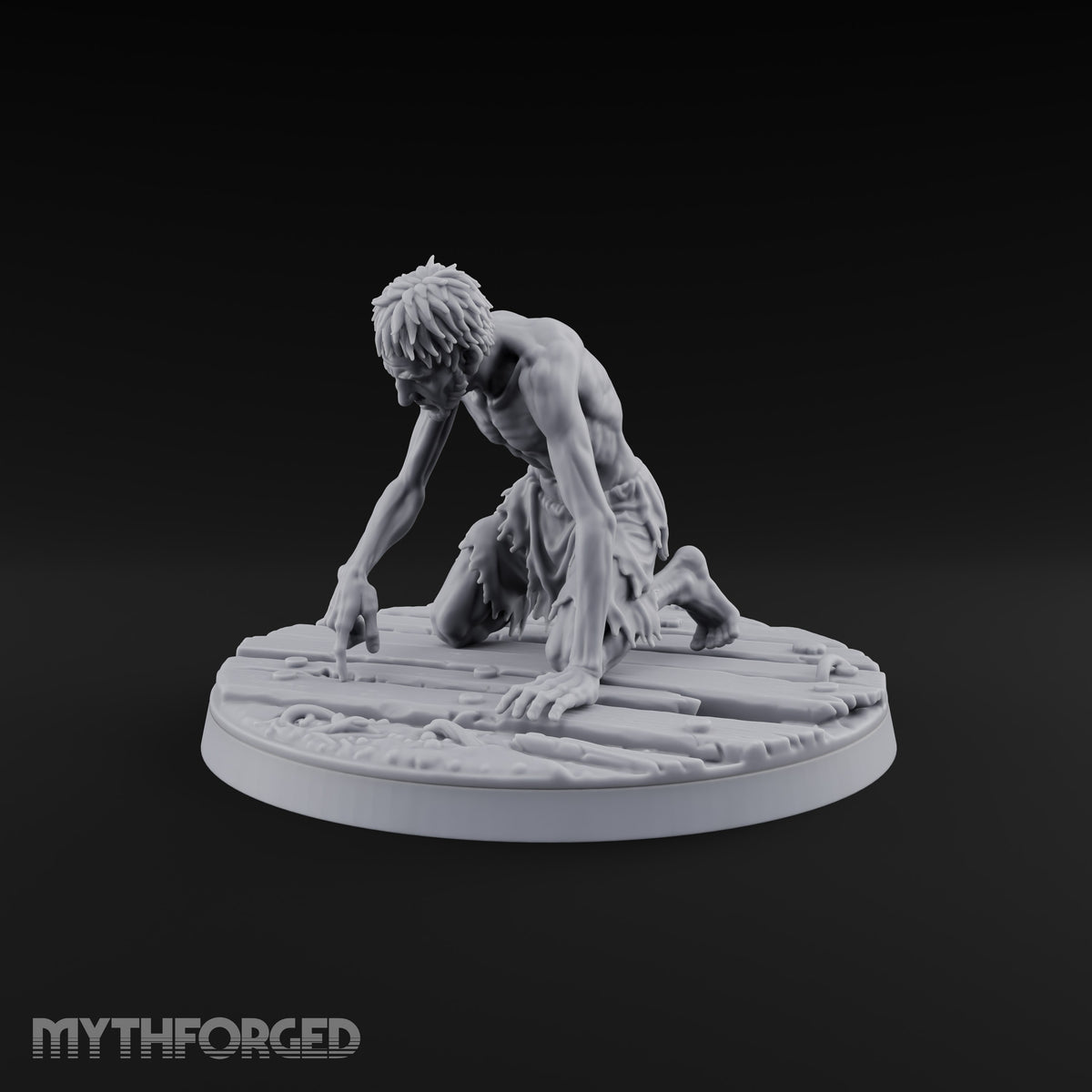 Heeding the Water Human Cultist A Miniature for Dungeons and Dragons, Pathfinder or other TTRPGs
