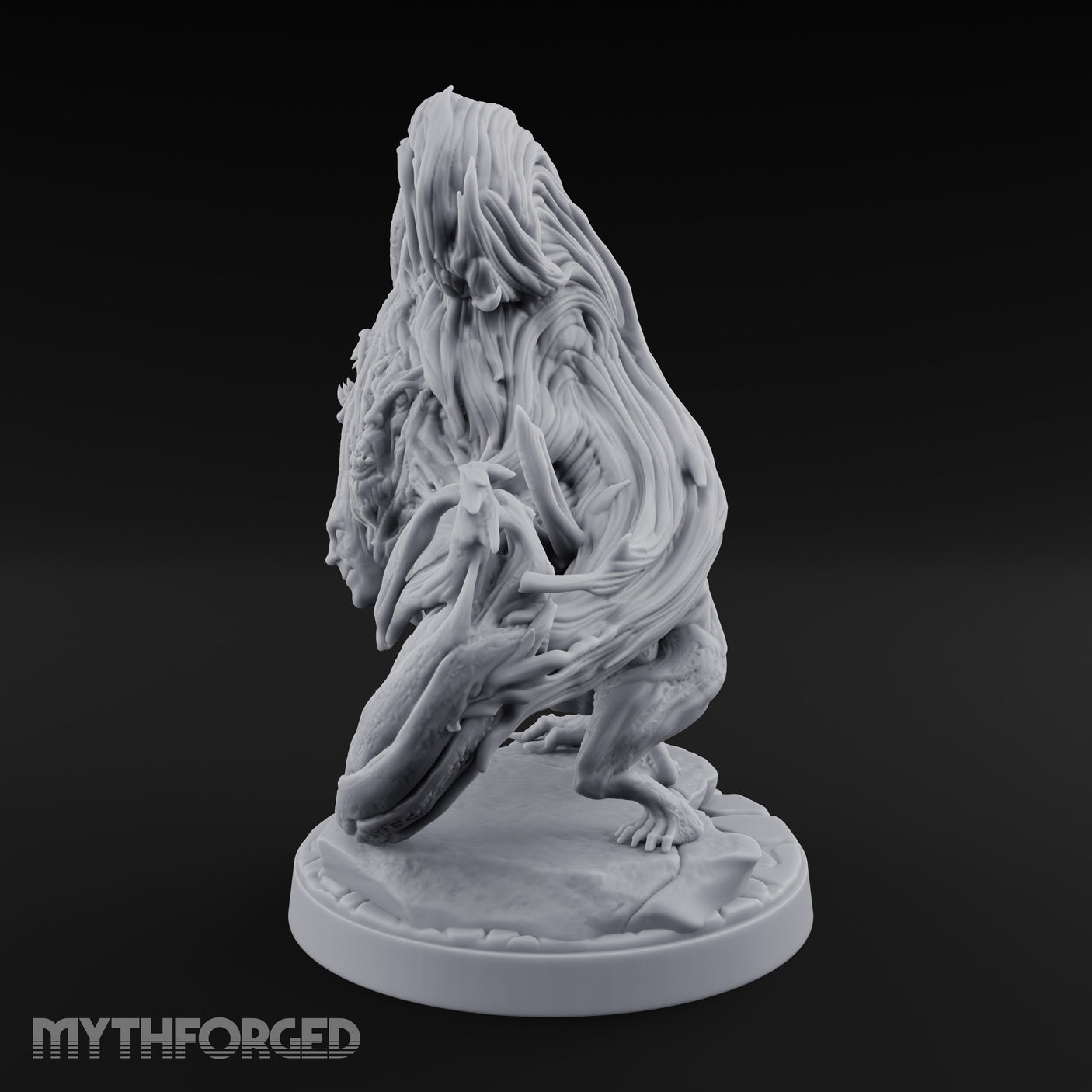 Many Mouths Screaming Drema Larva Miniature for Dungeons and Dragons, Pathfinder or other TTRPGs