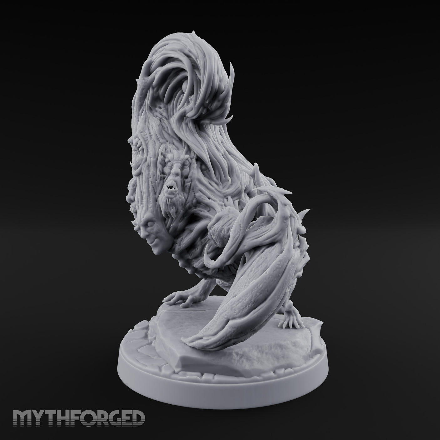 Many Mouths Screaming Drema Larva Miniature for Dungeons and Dragons, Pathfinder or other TTRPGs