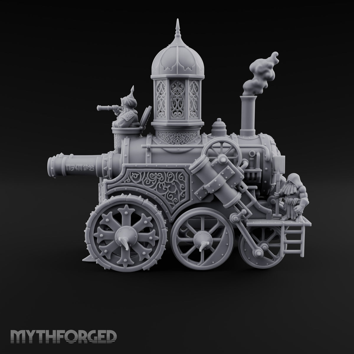Crescent-Domed Siege Engine Miniature for Dungeons and Dragons, Pathfinder or other TTRPGs