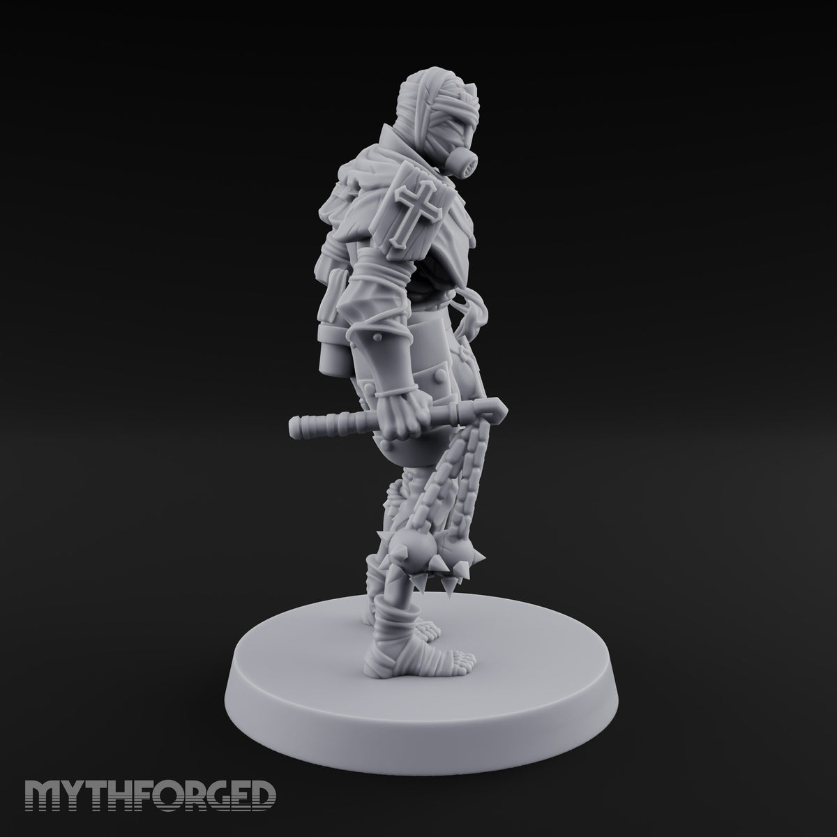 Flame in Hand Human Zealot Miniature for Dungeons and Dragons, Pathfinder or other TTRPGs