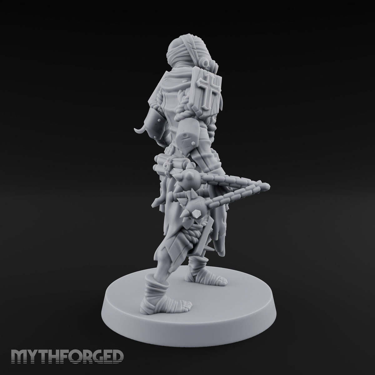 Flame in Hand Human Zealot Miniature for Dungeons and Dragons, Pathfinder or other TTRPGs
