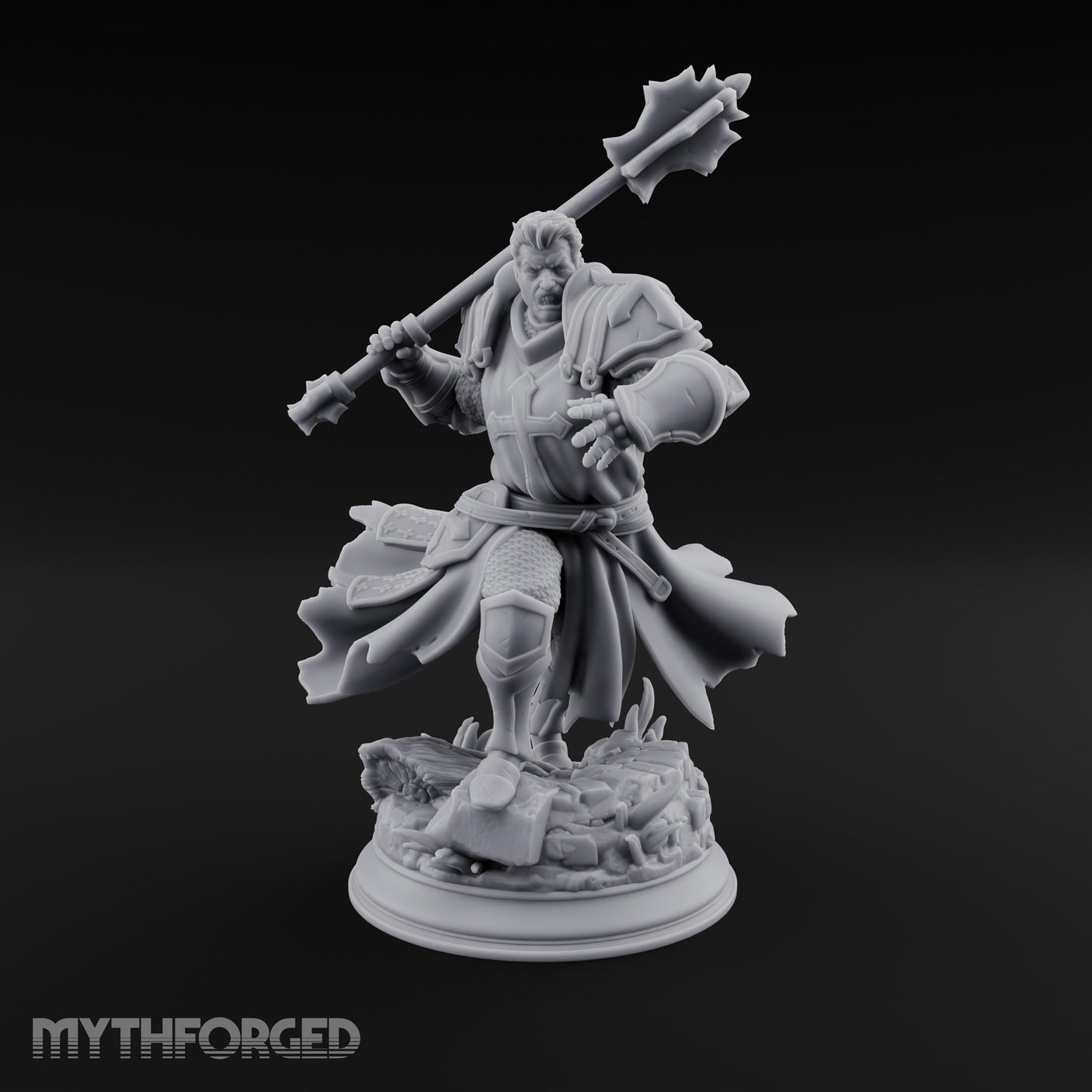 Maul Heaving Charging Human Warrior — 32mm