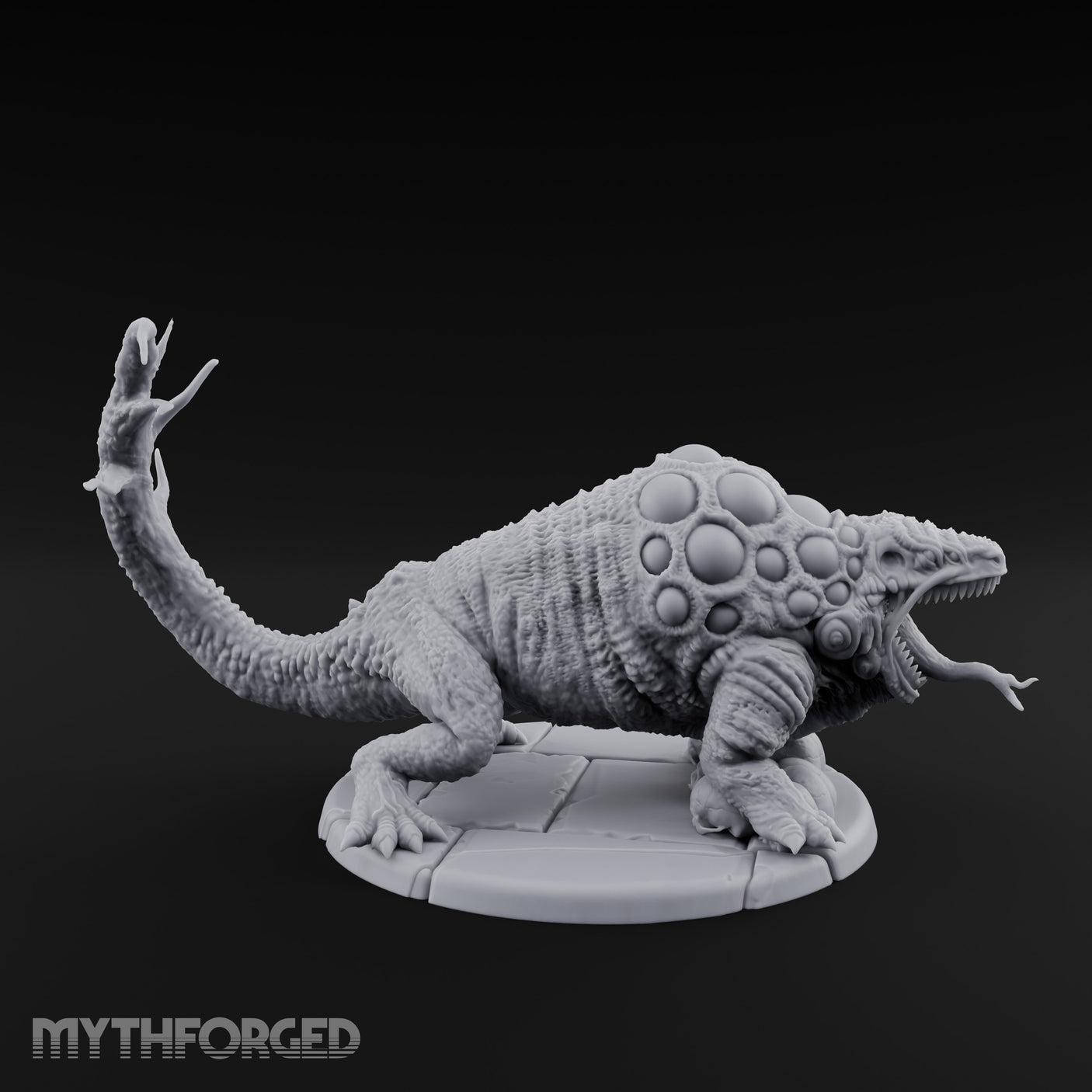 Maw Agape Eggs Guarding Stormseed Beast Miniature for Dungeons and Dragons, Pathfinder or other TTRPGs