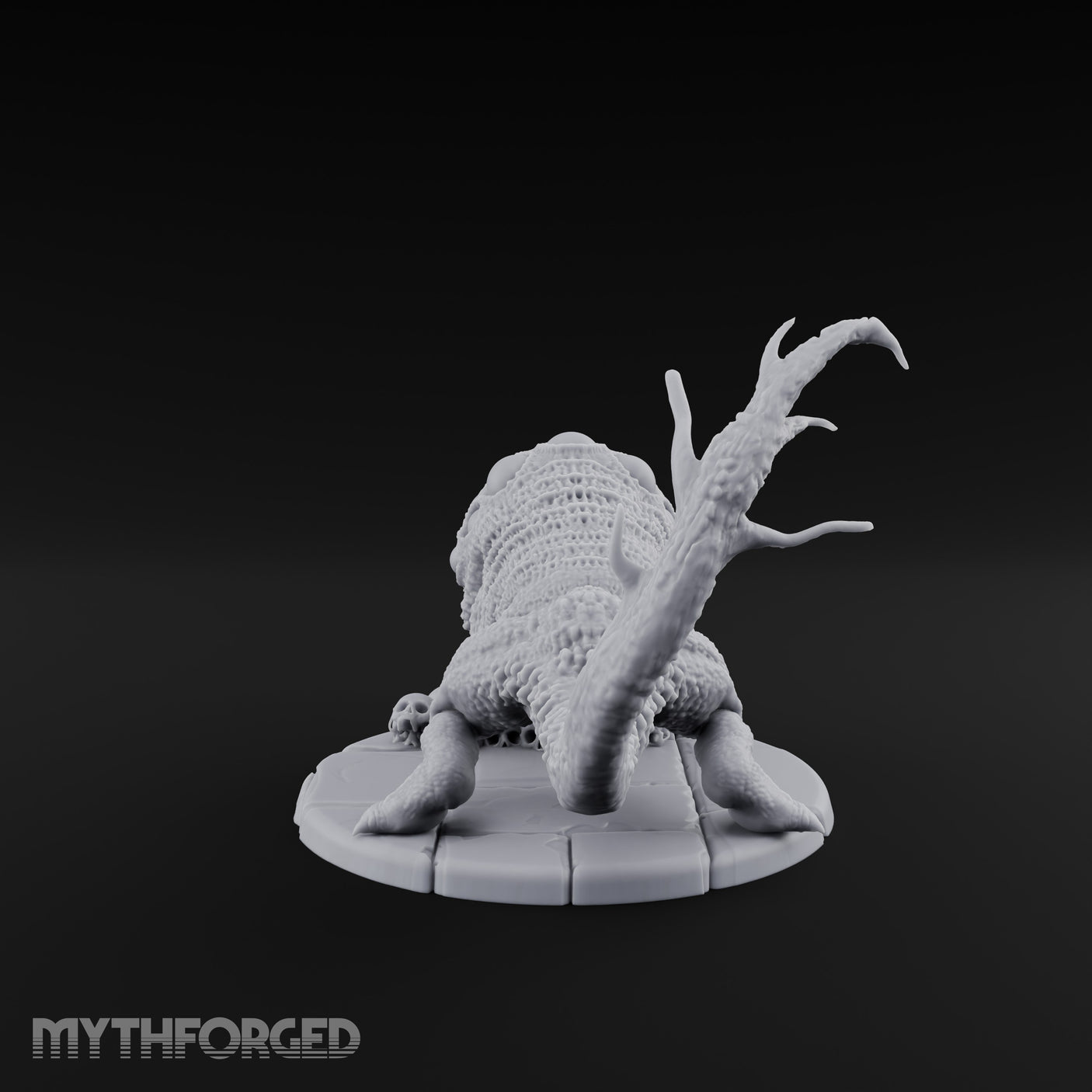 Maw Agape Eggs Guarding Stormseed Beast Miniature for Dungeons and Dragons, Pathfinder or other TTRPGs