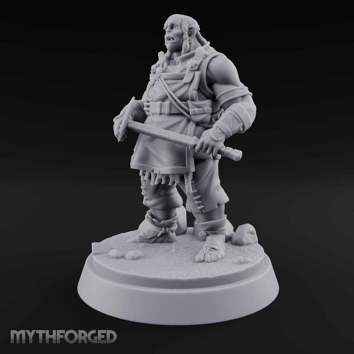 Sawdust and Scowls Orc Butcher