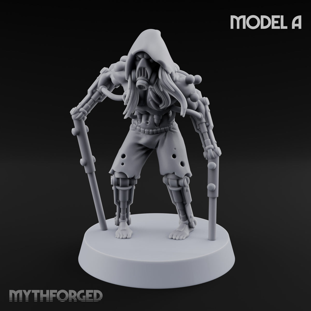 Mechanically Limbed Cyborg Stalker Model A A gallery 9