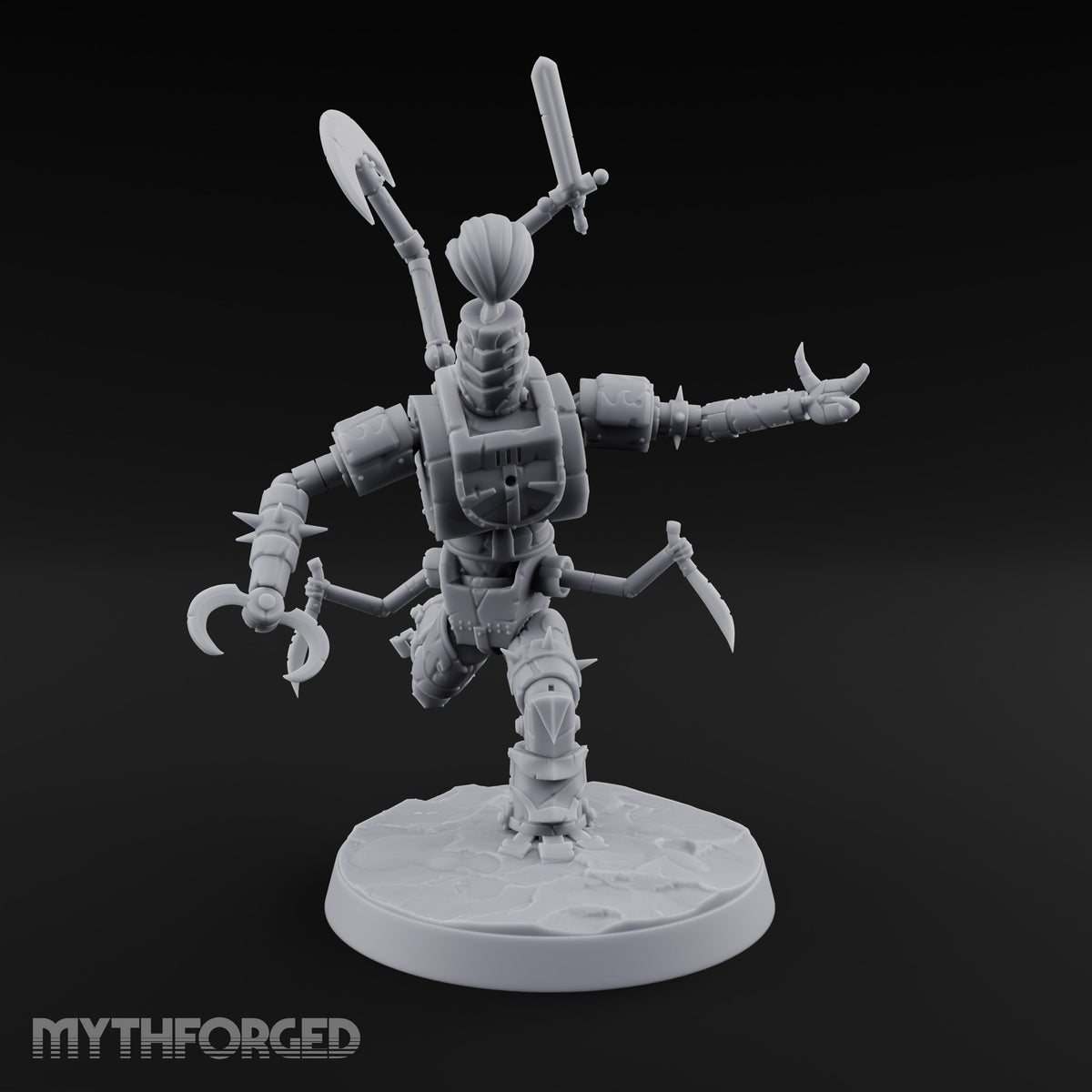 Barrel Chested and Bolted Together Warforged Automaton B