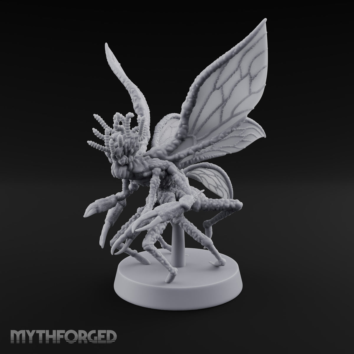 Collecting Brains Over Vermont Mi-Go Winged Horror
