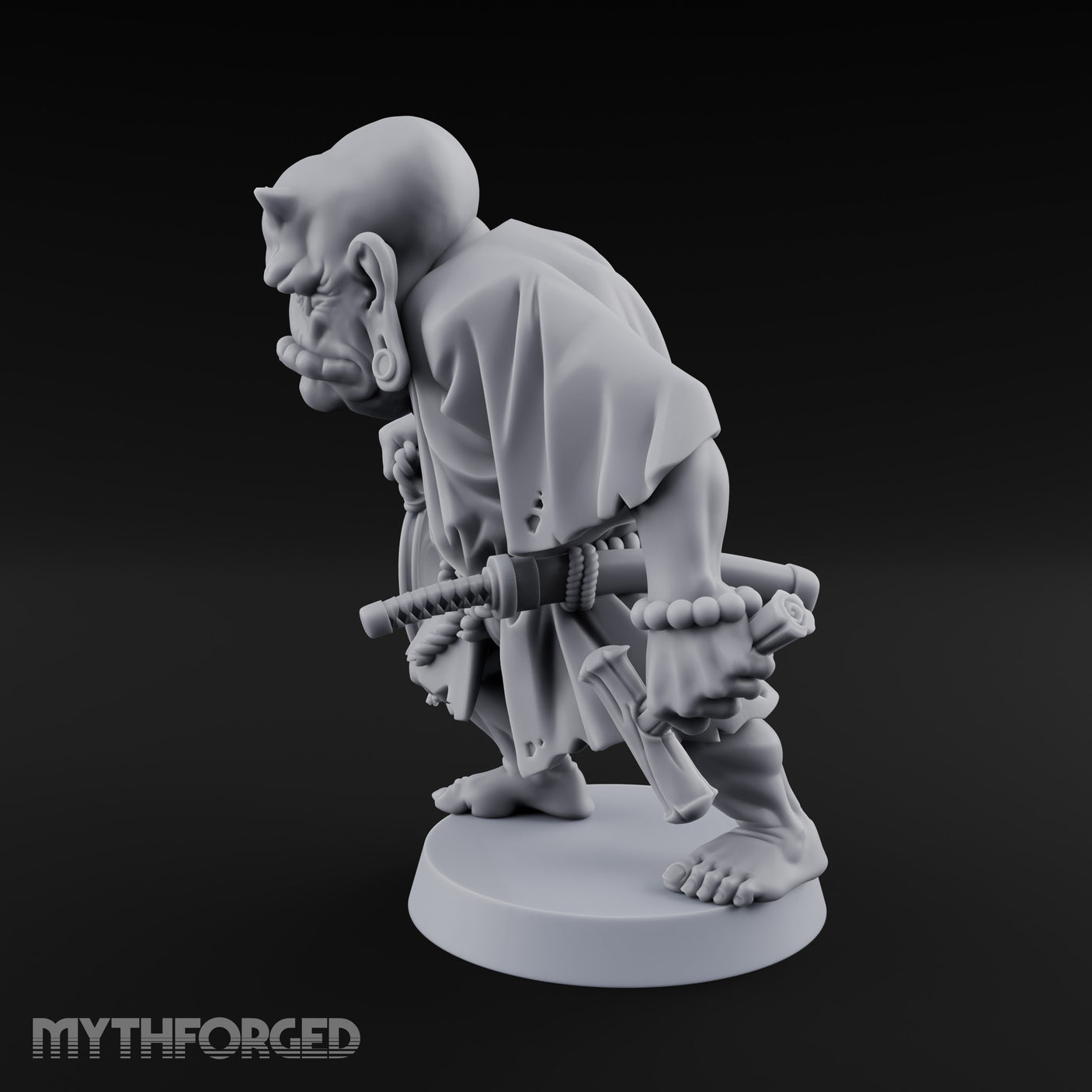 Mirror Dangling Ginkgo Spirit Miniature for Dungeons and Dragons, Pathfinder or other TTRPGs