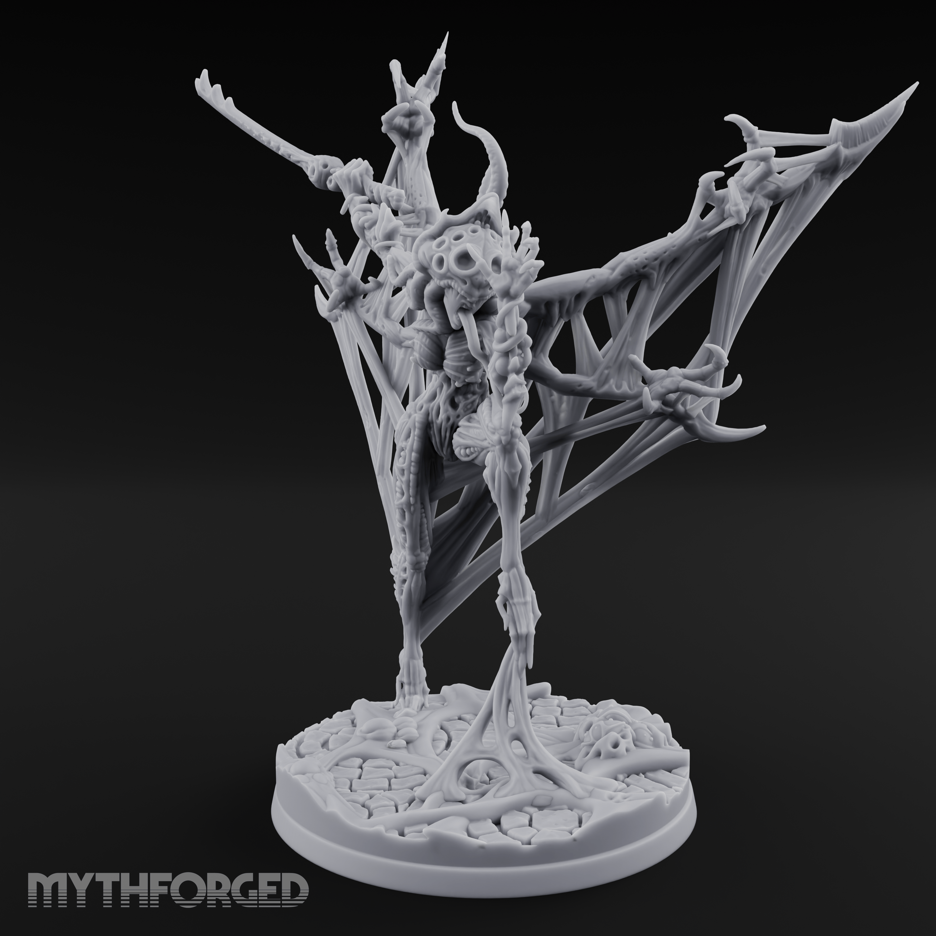 Wings Spread Menacing Phase Spider Matriarch