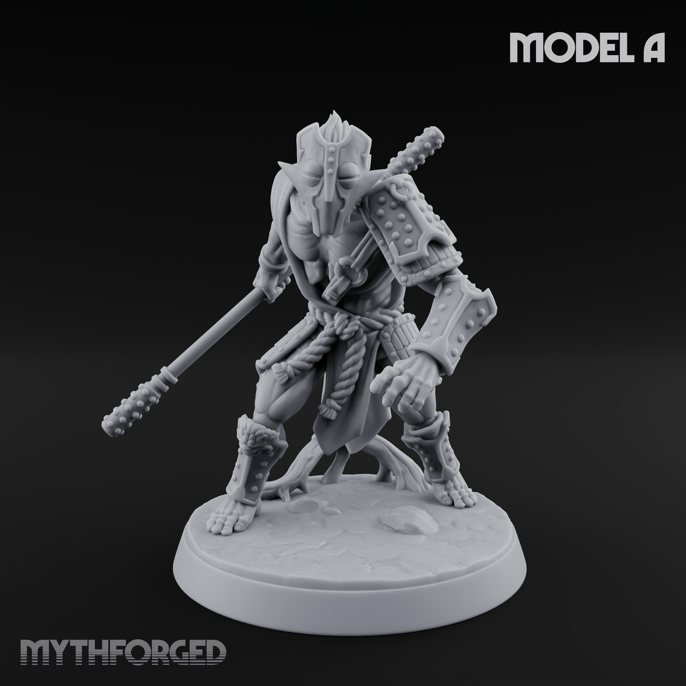 Shouldering The Blade Hadozee Warriors A Miniature for Dungeons and Dragons, Pathfinder or other TTRPGs