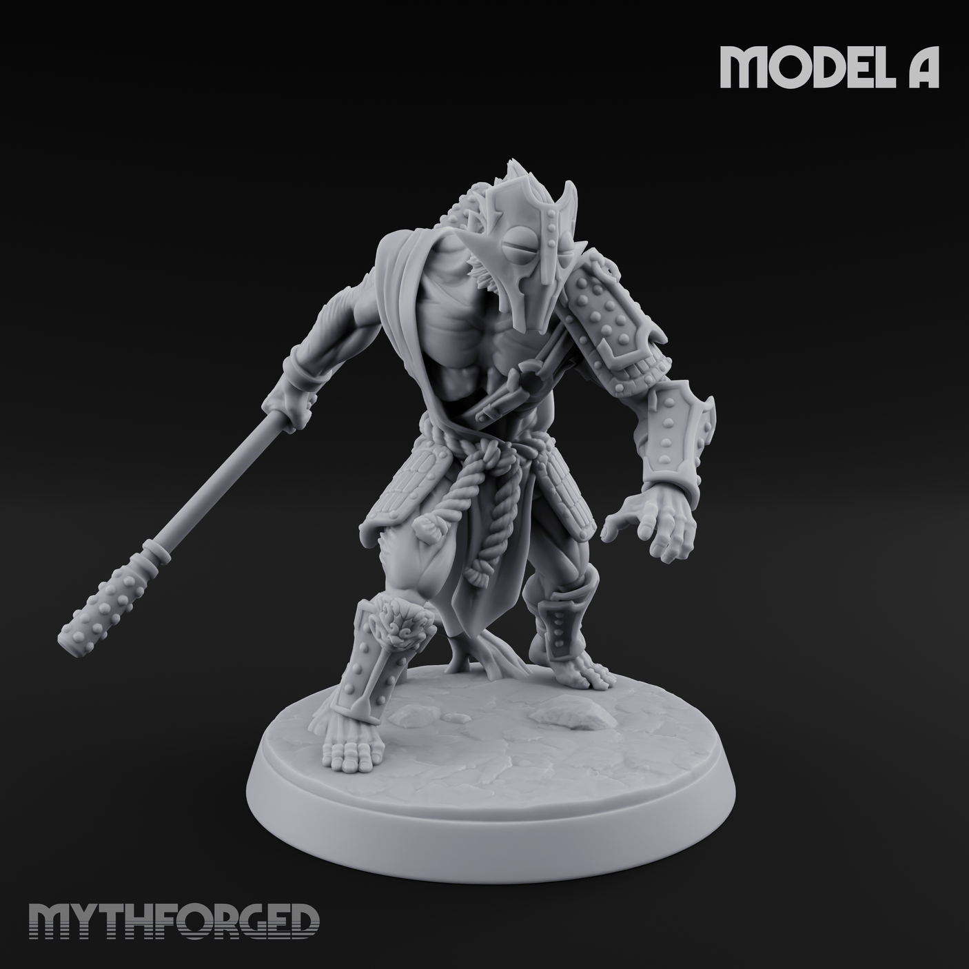 Shouldering The Blade Hadozee Warriors A Miniature for Dungeons and Dragons, Pathfinder or other TTRPGs