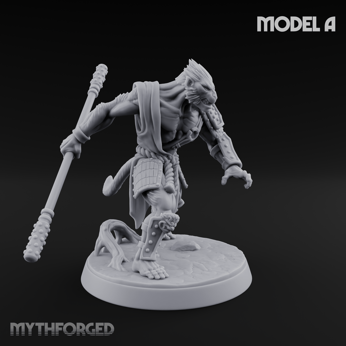 Shouldering The Blade Hadozee Warriors A Miniature for Dungeons and Dragons, Pathfinder or other TTRPGs