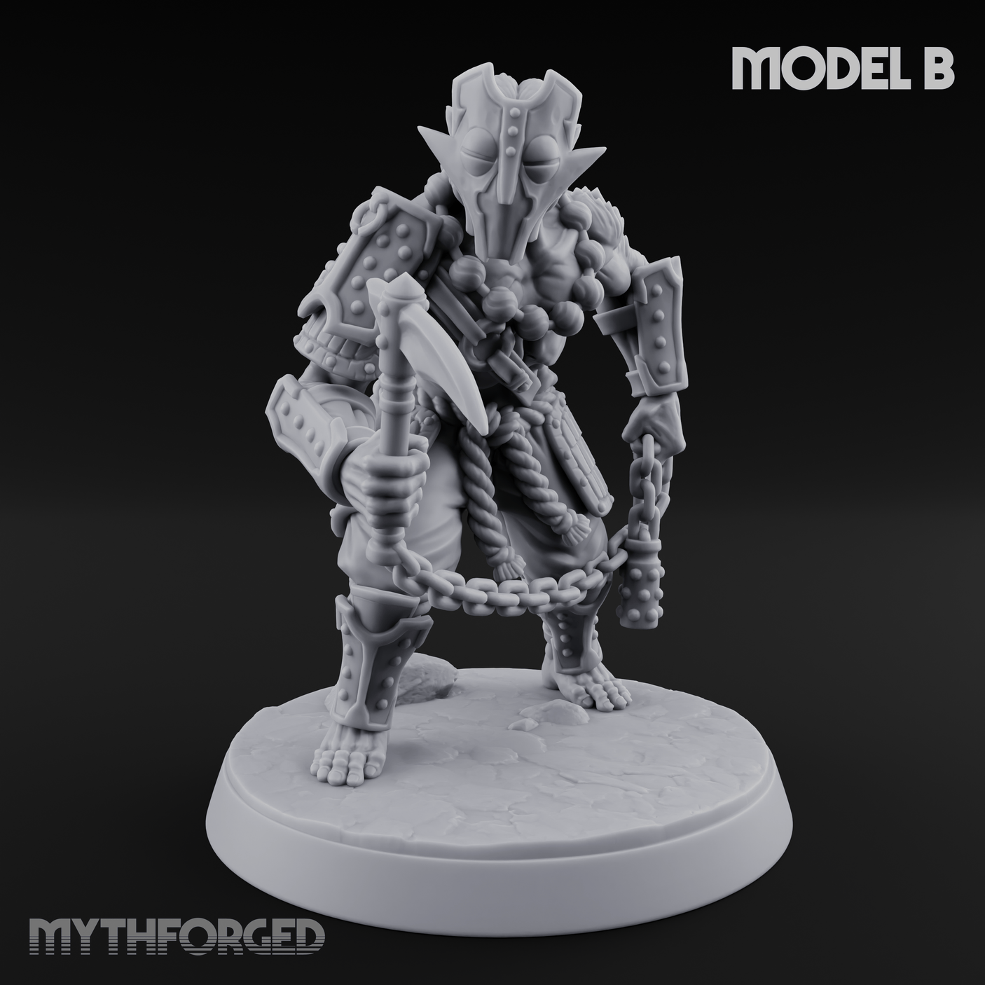 Shouldering The Blade Hadozee Warriors B Miniature for Dungeons and Dragons, Pathfinder or other TTRPGs