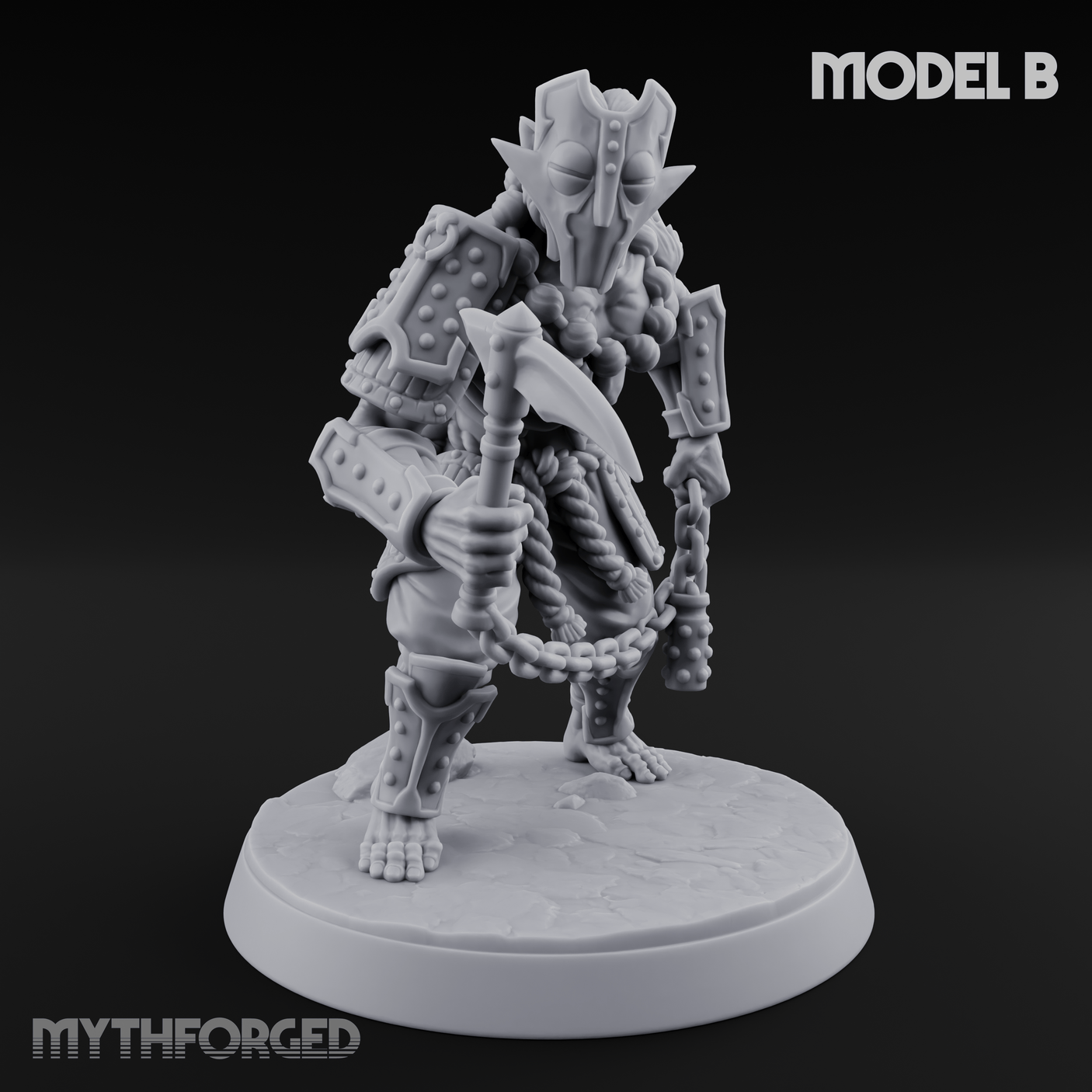Shouldering The Blade Hadozee Warriors B Miniature for Dungeons and Dragons, Pathfinder or other TTRPGs