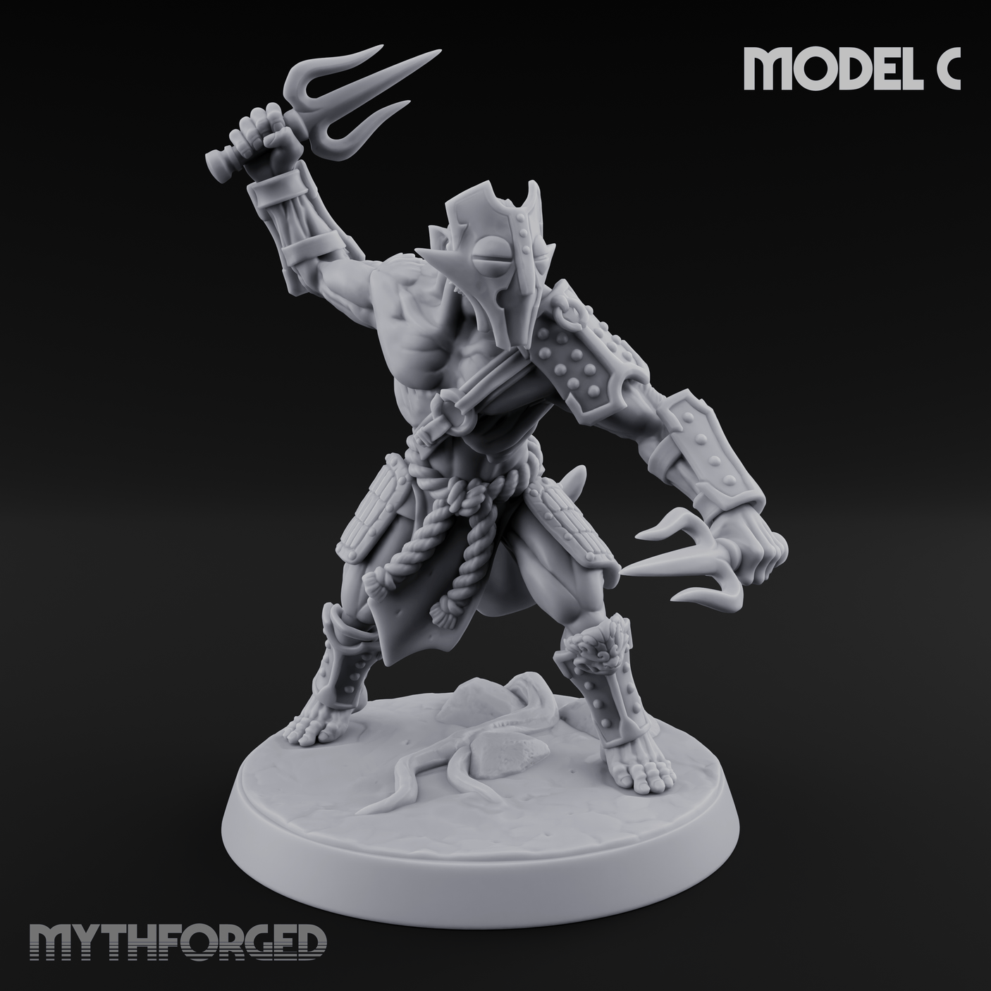 Shouldering The Blade Hadozee Warriors C Miniature for Dungeons and Dragons, Pathfinder or other TTRPGs