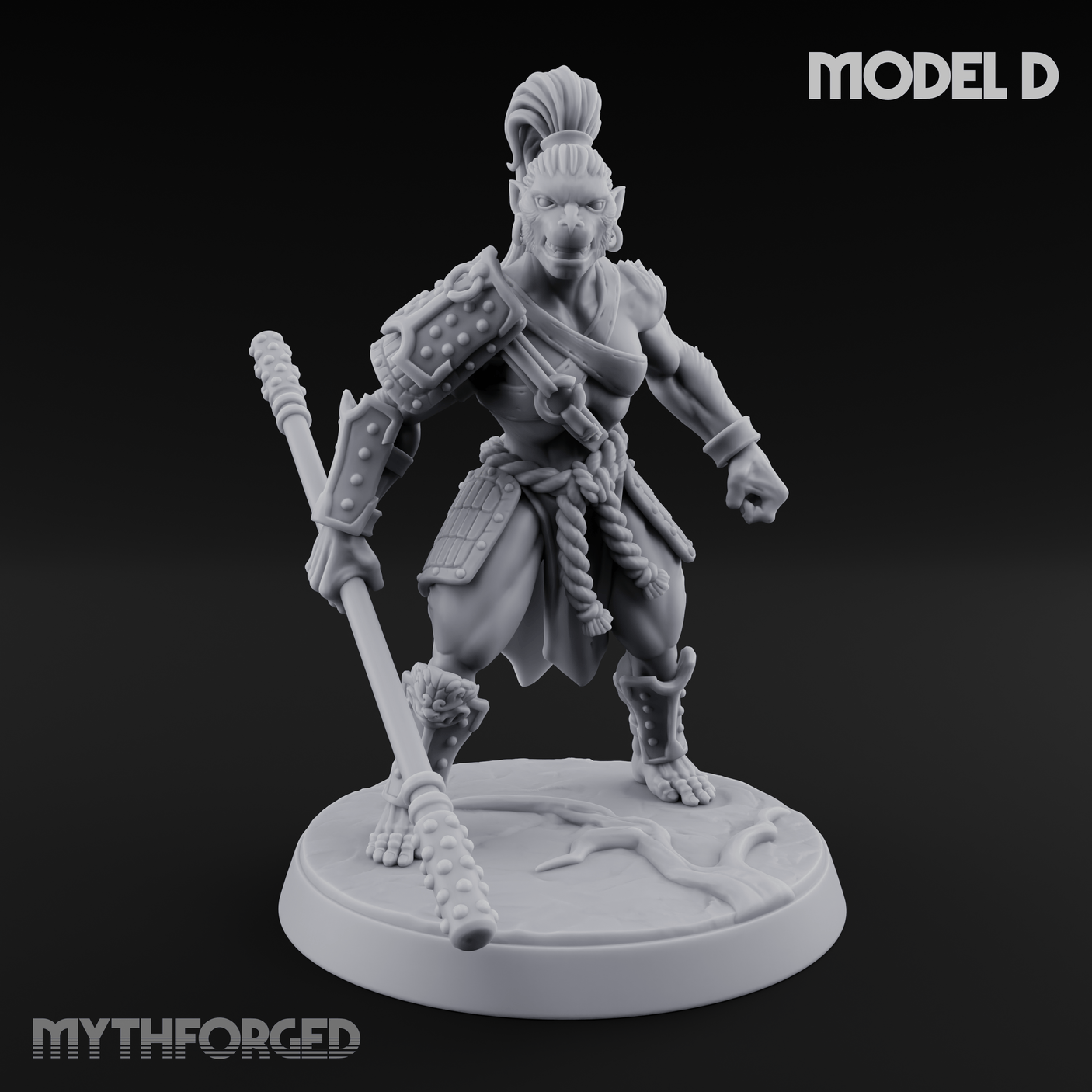 Shouldering The Blade Hadozee Warriors D Miniature for Dungeons and Dragons, Pathfinder or other TTRPGs